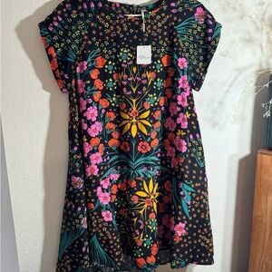 Free People Strawberry Fields Mini Dress Tunic